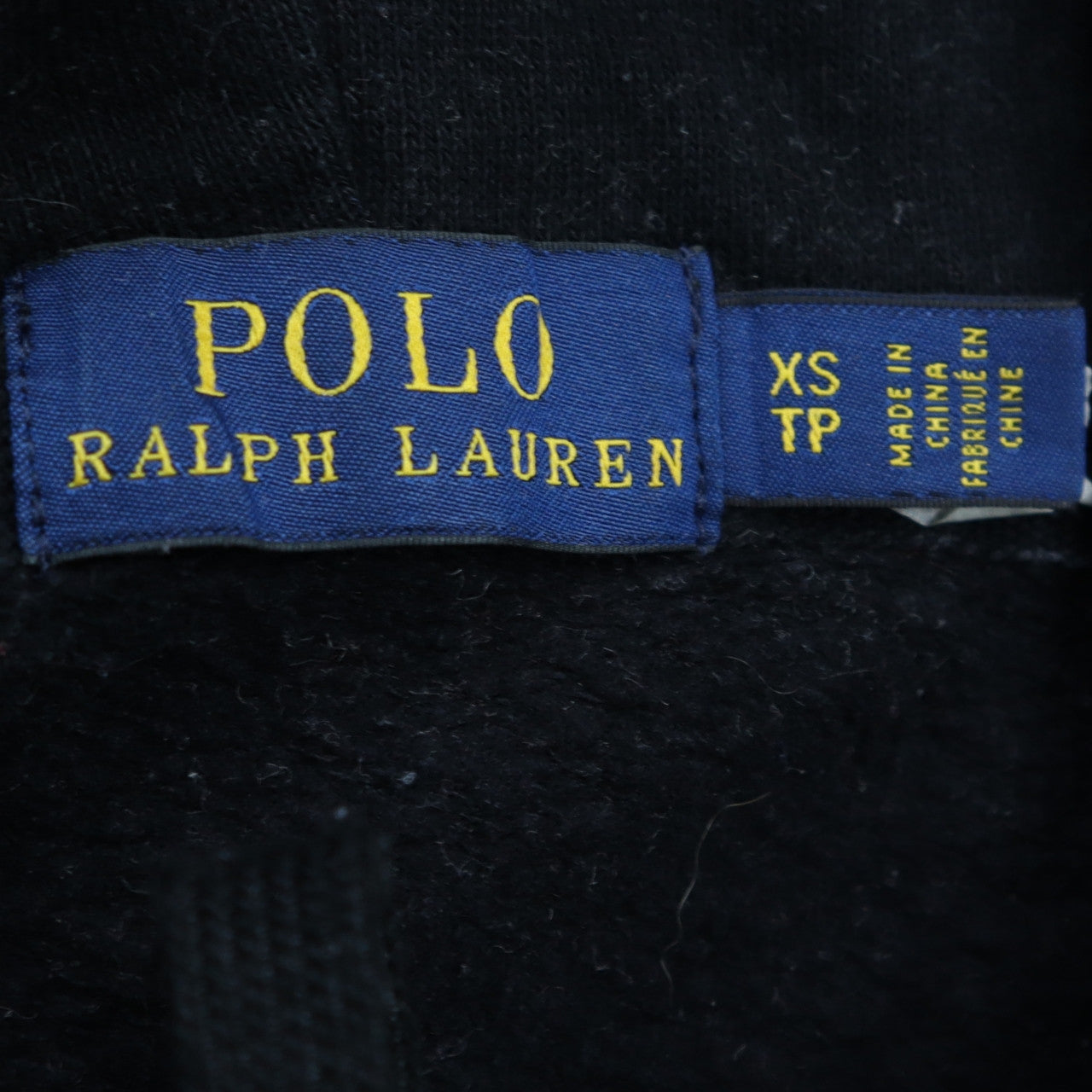 Womens UK Size XS Polo Ralph Lauren Black Full Zip Hoodie