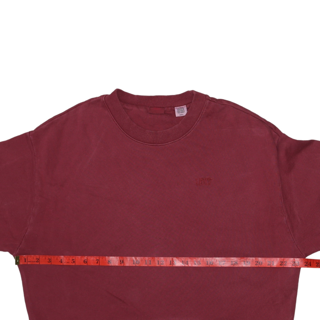 Womens UK Size S Levi's Red Pullover Sweatshirt