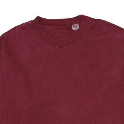 Womens UK Size S Levi's Red Pullover Sweatshirt