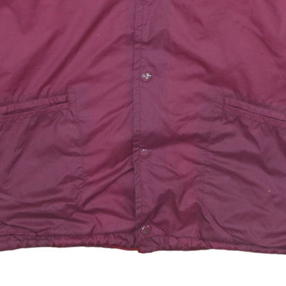 Teddy Smith Men's Red XL Retro College Windbreaker Jacket