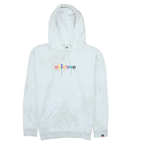Mens UK Size M ellesse White Pullover Hoodie