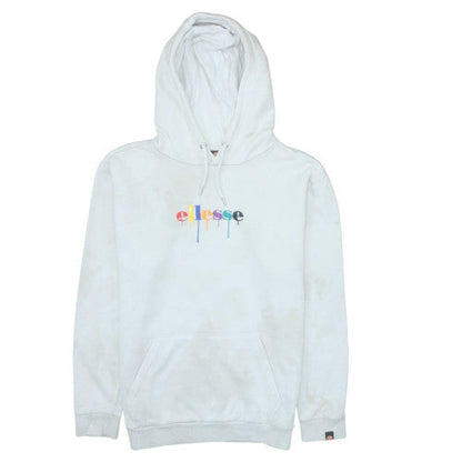 Mens UK Size M ellesse White Pullover Hoodie