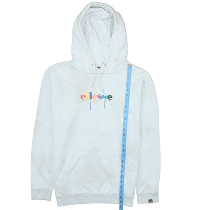 Mens UK Size M ellesse White Pullover Hoodie