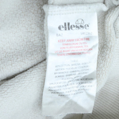 Mens UK Size M ellesse White Pullover Hoodie
