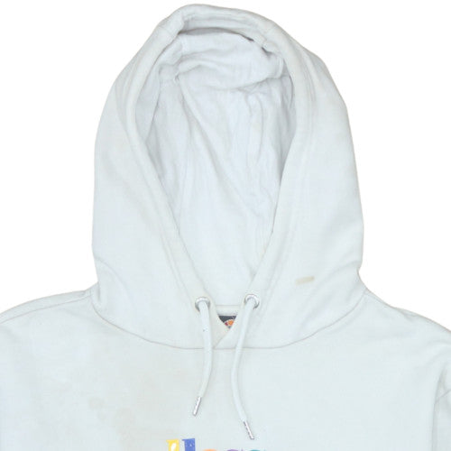 Mens UK Size M ellesse White Pullover Hoodie