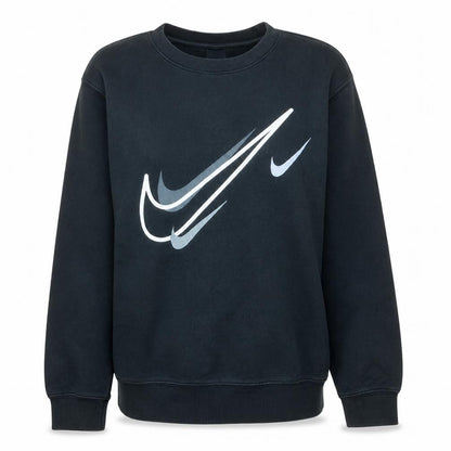 Womens UK Size M Nike Black Pullover Sweatshirt
