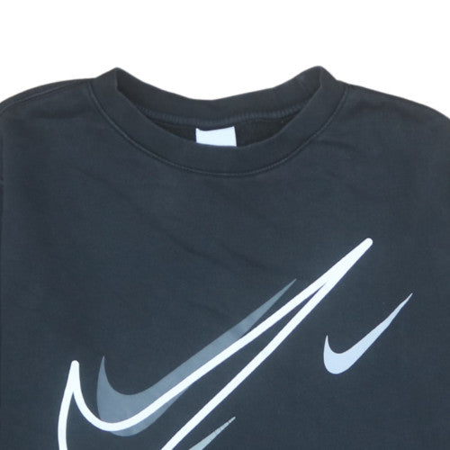 Womens UK Size M Nike Black Pullover Sweatshirt