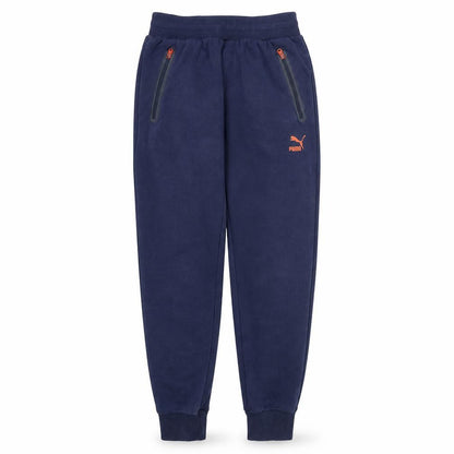 Puma Mens Blue Jogger Sweatpants M Cotton Blend Fleece