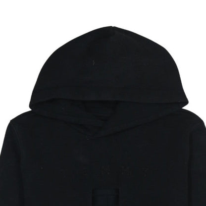 Tommy Hilfiger Boys Black Hoodie Size 164 Cotton Blend Pullover