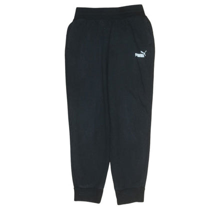 Womens UK Size S PUMA Regular Fit Jogger Black Trousers