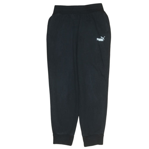 Womens UK Size S PUMA Regular Fit Jogger Black Trousers