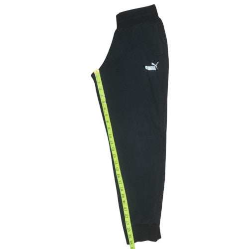 Womens UK Size S PUMA Regular Fit Jogger Black Trousers
