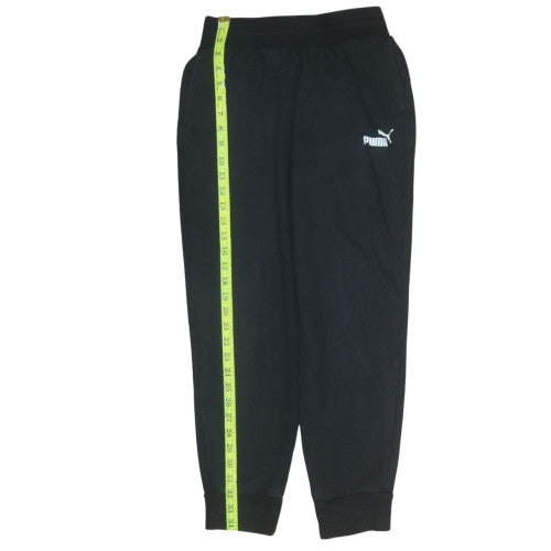 Womens UK Size S PUMA Regular Fit Jogger Black Trousers