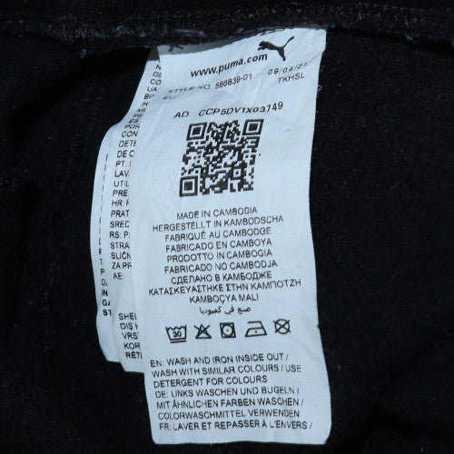 Womens UK Size S PUMA Regular Fit Jogger Black Trousers