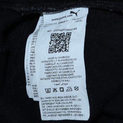 Womens UK Size S PUMA Regular Fit Jogger Black Trousers