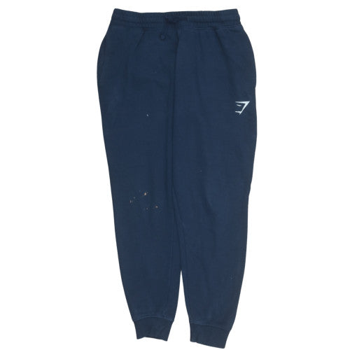 Mens UK Size S Gymshark Regular Fit Jogger Blue Trousers