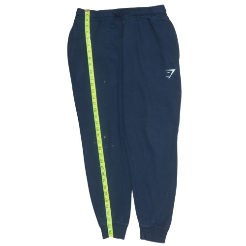 Mens UK Size S Gymshark Regular Fit Jogger Blue Trousers