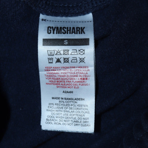 Mens UK Size S Gymshark Regular Fit Jogger Blue Trousers