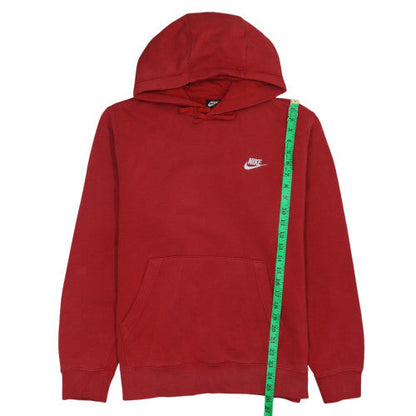 Mens UK Size M Nike Red Pullover Hoodie