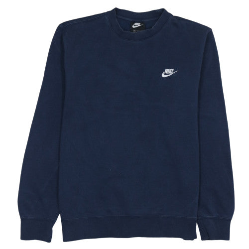 Mens UK Size M Nike Blue Pullover Sweatshirt