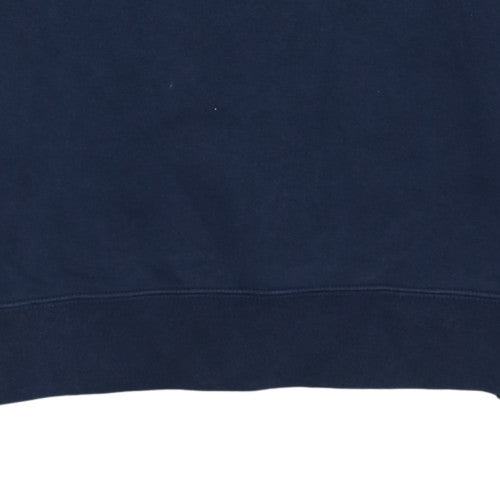 Mens UK Size M Nike Blue Pullover Sweatshirt