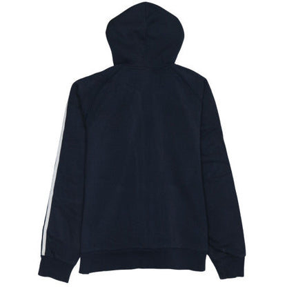 Mens UK Size M adidas Blue Full Zip Hoodie