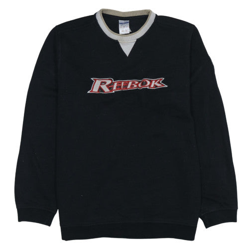 Womens UK Size XL Reebok Black Pullover Sweatshirt