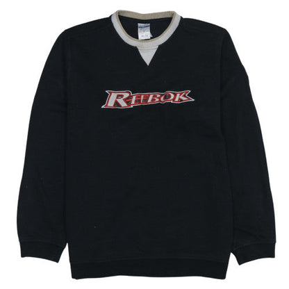 Womens UK Size XL Reebok Black Pullover Sweatshirt
