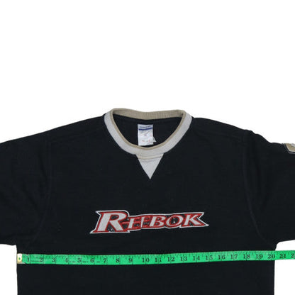 Womens UK Size XL Reebok Black Pullover Sweatshirt