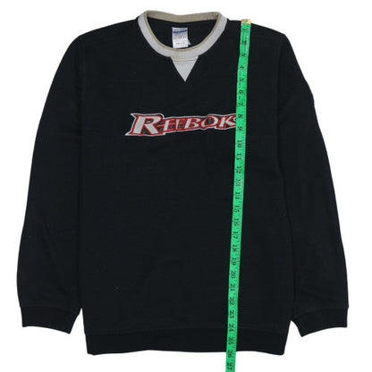 Womens UK Size XL Reebok Black Pullover Sweatshirt
