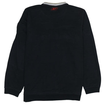 Womens UK Size XL Reebok Black Pullover Sweatshirt