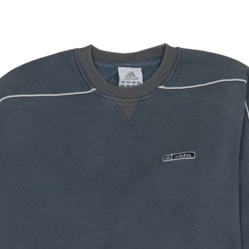 Mens UK Size XS adidas Grey Pullover Sweatshirt