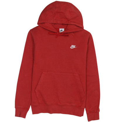 Mens UK Size S Nike Red Pullover Hoodie