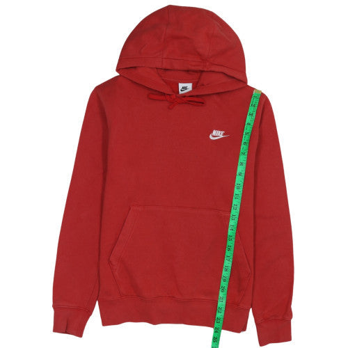 Mens UK Size S Nike Red Pullover Hoodie