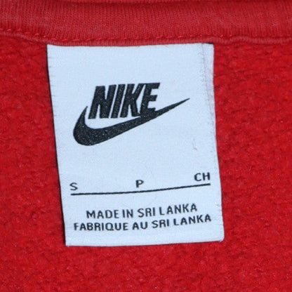 Mens UK Size S Nike Red Pullover Hoodie