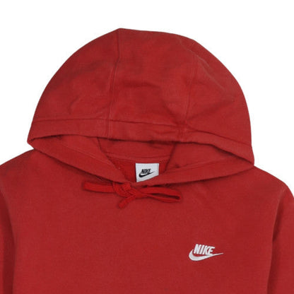 Mens UK Size S Nike Red Pullover Hoodie