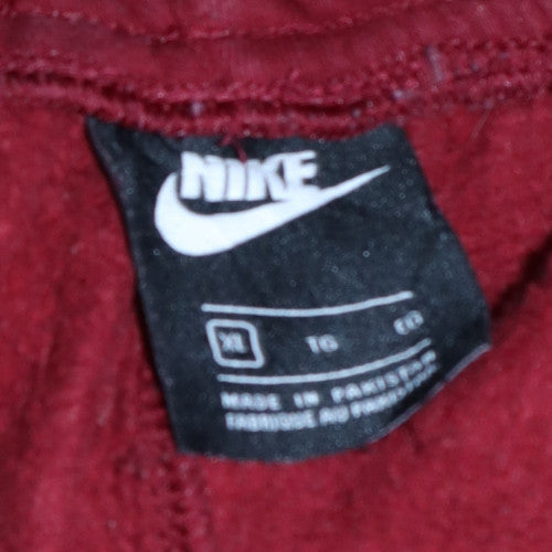 Mens UK Size XL Nike Regular Fit Sweatpants Red Trousers