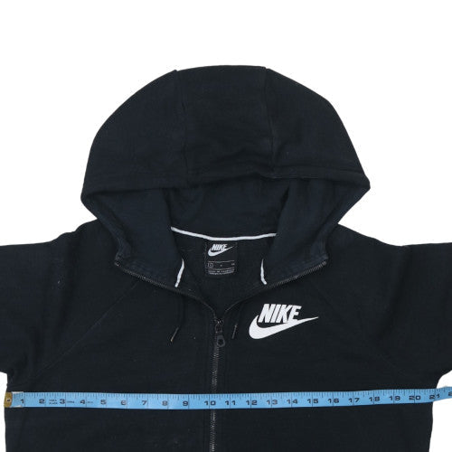 Mens UK Size S Nike Black Full Zip Hoodie