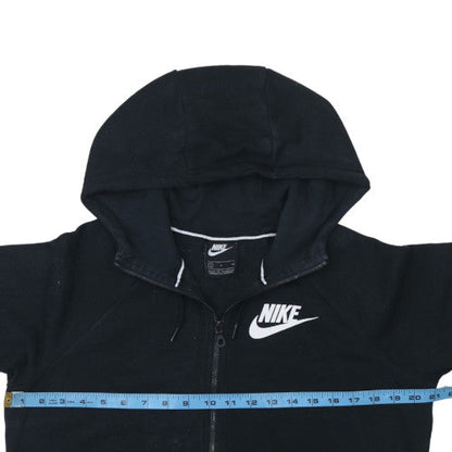 Mens UK Size S Nike Black Full Zip Hoodie