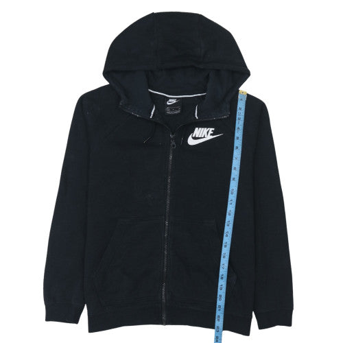 Mens UK Size S Nike Black Full Zip Hoodie