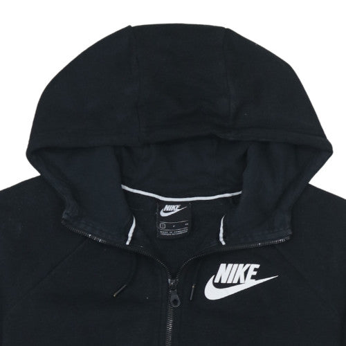 Mens UK Size S Nike Black Full Zip Hoodie