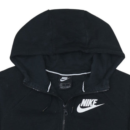 Mens UK Size S Nike Black Full Zip Hoodie
