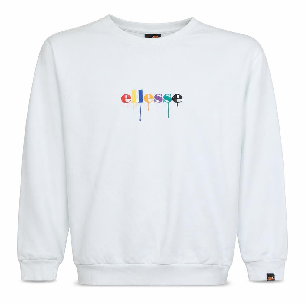 Mens UK Size M ellesse White Pullover Sweatshirt