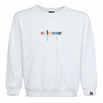 Mens UK Size M ellesse White Pullover Sweatshirt