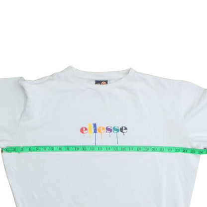 Mens UK Size M ellesse White Pullover Sweatshirt