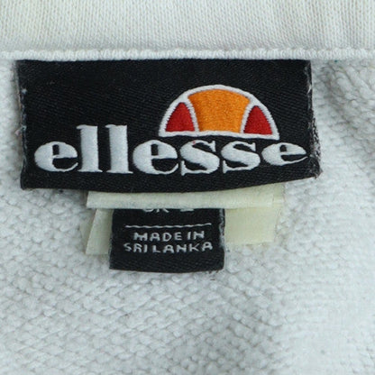 Mens UK Size M ellesse White Pullover Sweatshirt
