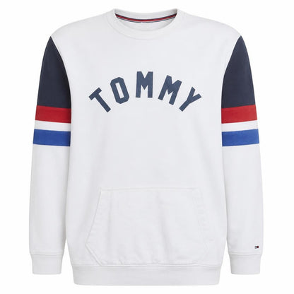 Mens UK Size L Tommy Jeans White Pullover Sweatshirt