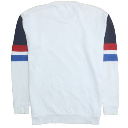 Mens UK Size L Tommy Jeans White Pullover Sweatshirt