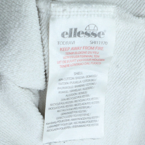 Mens UK Size L Tommy Jeans White Pullover Sweatshirt
