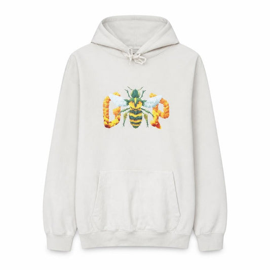 Gap Women White Bee Graphic Pullover Hoodie L Raku Inoue Collab